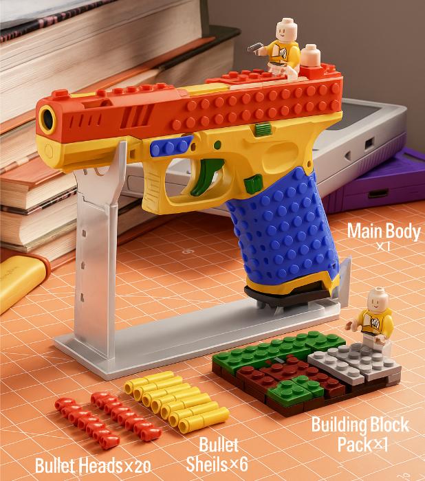 Tactical DIY Building Block Handle Set – Multiplayer Strategy Collaborative Toy for Outdoor Team Activities & Festival Gift Essential