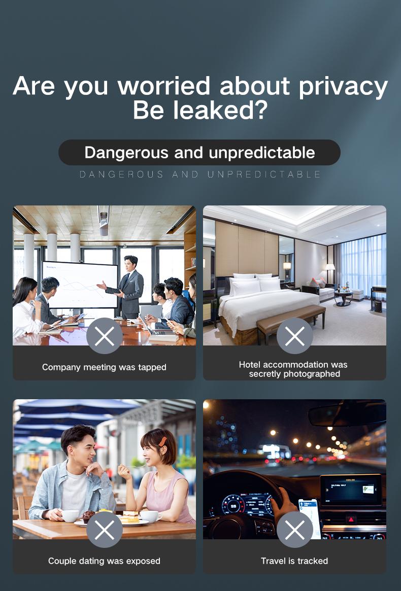 Hidden Camera Detector Anti Spy Gadget Professional Hunter Wireless Signal Car GPS Infrared Search Wiretapping Bug Mini Devices