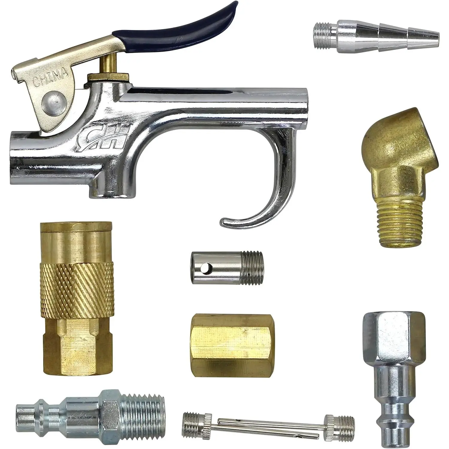 11- Air Compressor Starter Kit Fittings Couplers