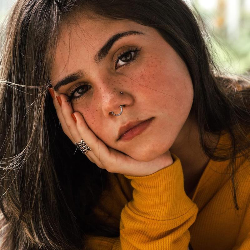 THUNARAZ 8 Pcs Shining Stainless Steel Septum Nose Rings for Women Men Hoop Rings 16G 18G Clicker Hinged Septum Cartilage Helix Conch Hoop Daith Piercing Jewelry 8mm 10mm Easy To Wear for Daily Outings Summer Vocation Christmas Gift