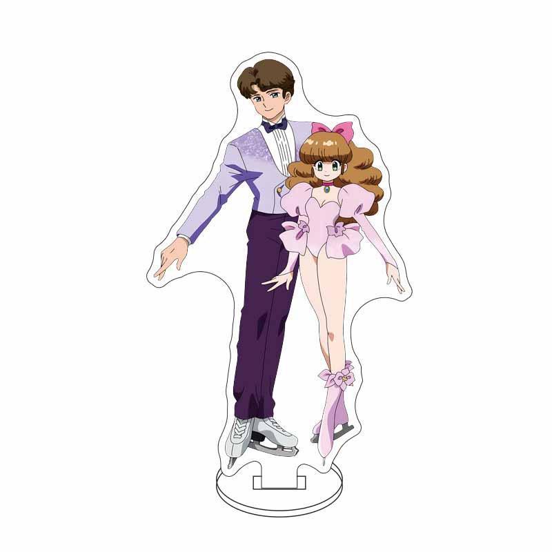 NEW 15CM Ranma 1/2 Acrylic Stand Figure Tendou Akane Hibiki Ryoga Anime Model Plate Standing Sign HOT Cartoon Doll Bedroom