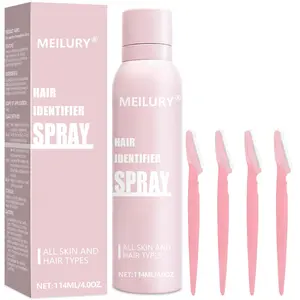 Hair Identifier Spray for Face Shaving, Moisturizing Skin Care Dermaplaner Spray, Glow Reveal Face Spray for Dermaplaning, Peach Fuzz Remover for Women Face (1pc)