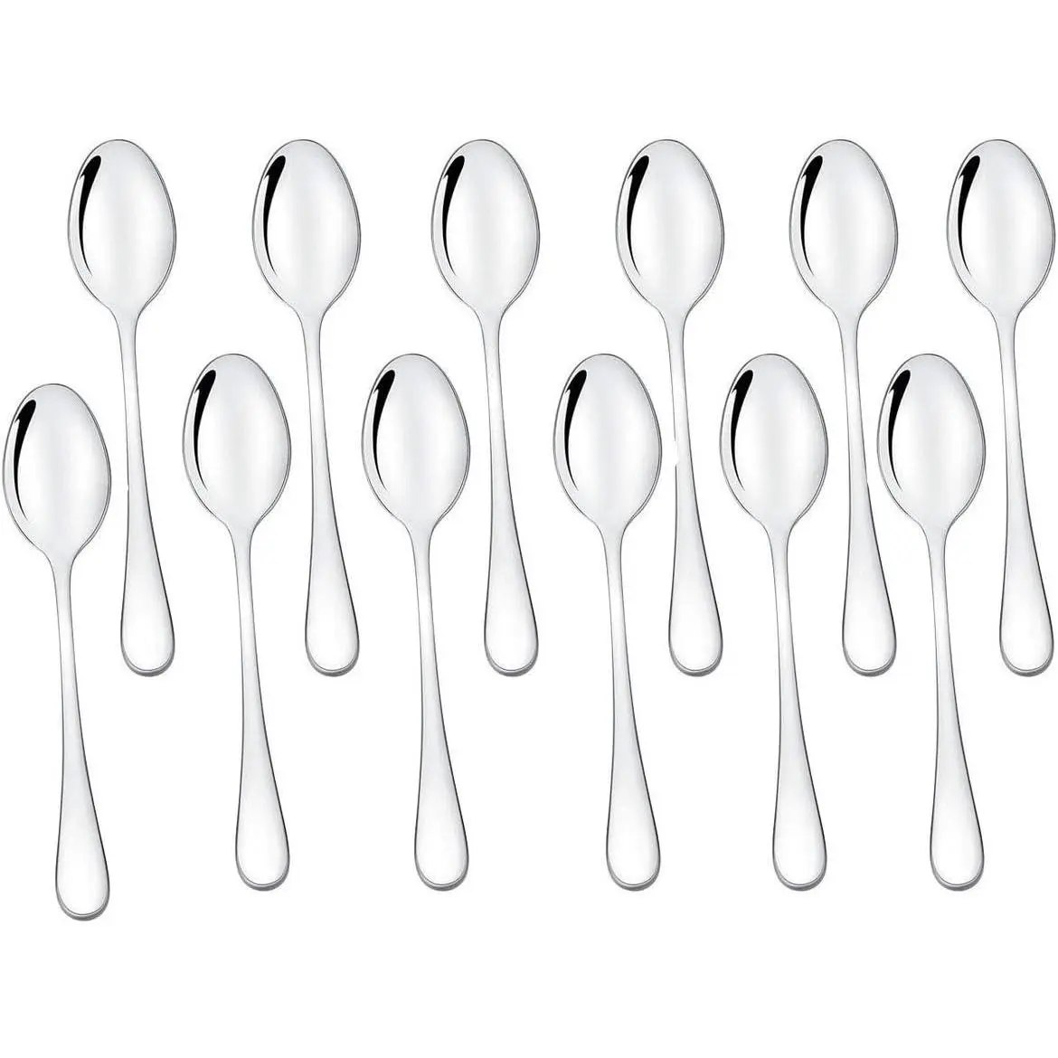 Espresso Spoons Set of 12, Mini Coffee Spoon, 18/10 Stainless Steel Small Spoons for Dessert, Tea, Appetizer 4.7