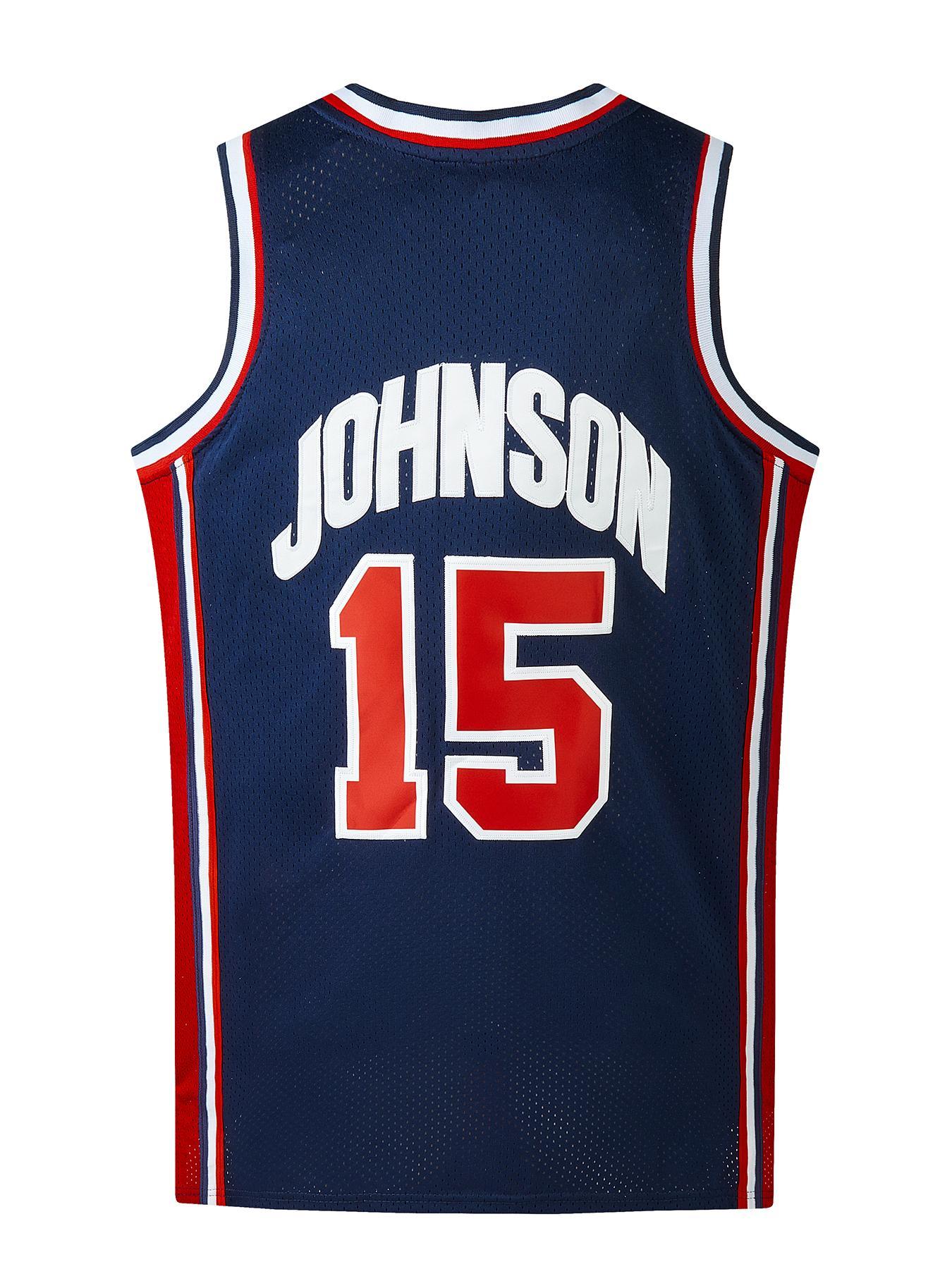 Men's Vintage Basketball Jersey, Breathable Round Neck Sportswear, Sleeveless Boys Training Uniform, Team T-shirt, Fashion Top, Athletic Tops, Basketball Gear, Gym Workout Tops, Jersey Tee