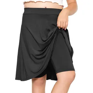 Girl's Knee to Midi Length Aline Skirt with Built-in Shorts or Leggings | Size 4-16.