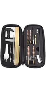 THE WELL KEPT Universal Cleaning Kit for All Guns - Brushes for Pistol, Handgun, Shotgun, Rifle - Elite Brass Rods and Accessories for Men THE WELL KEPT Universal Cleaning Kit for All Guns - Brushes for Pistol, Handgun, Shotgun, Rifle - Elite Brass Rods and Accessories for Men