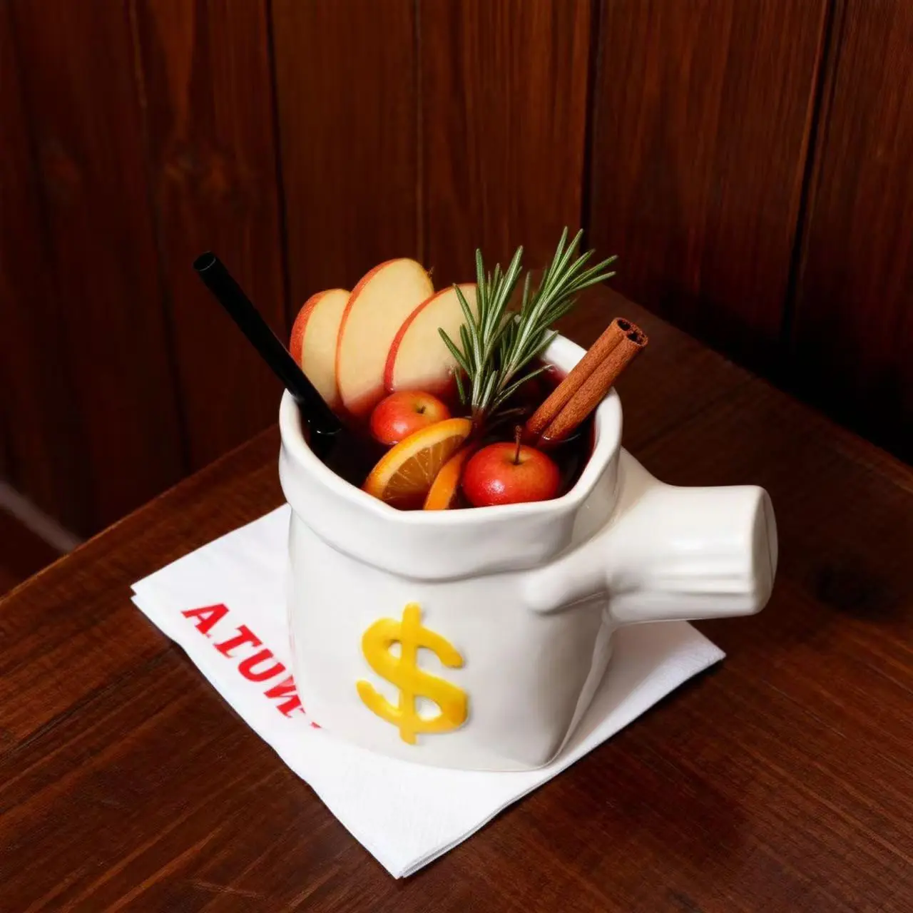Money Bag Ceramic Mug, Latte Coffee Cup, Holiday Gift, Symbolic Blessing Ceramic Cup, Perfect for Festive Occasions, Unique Present Idea