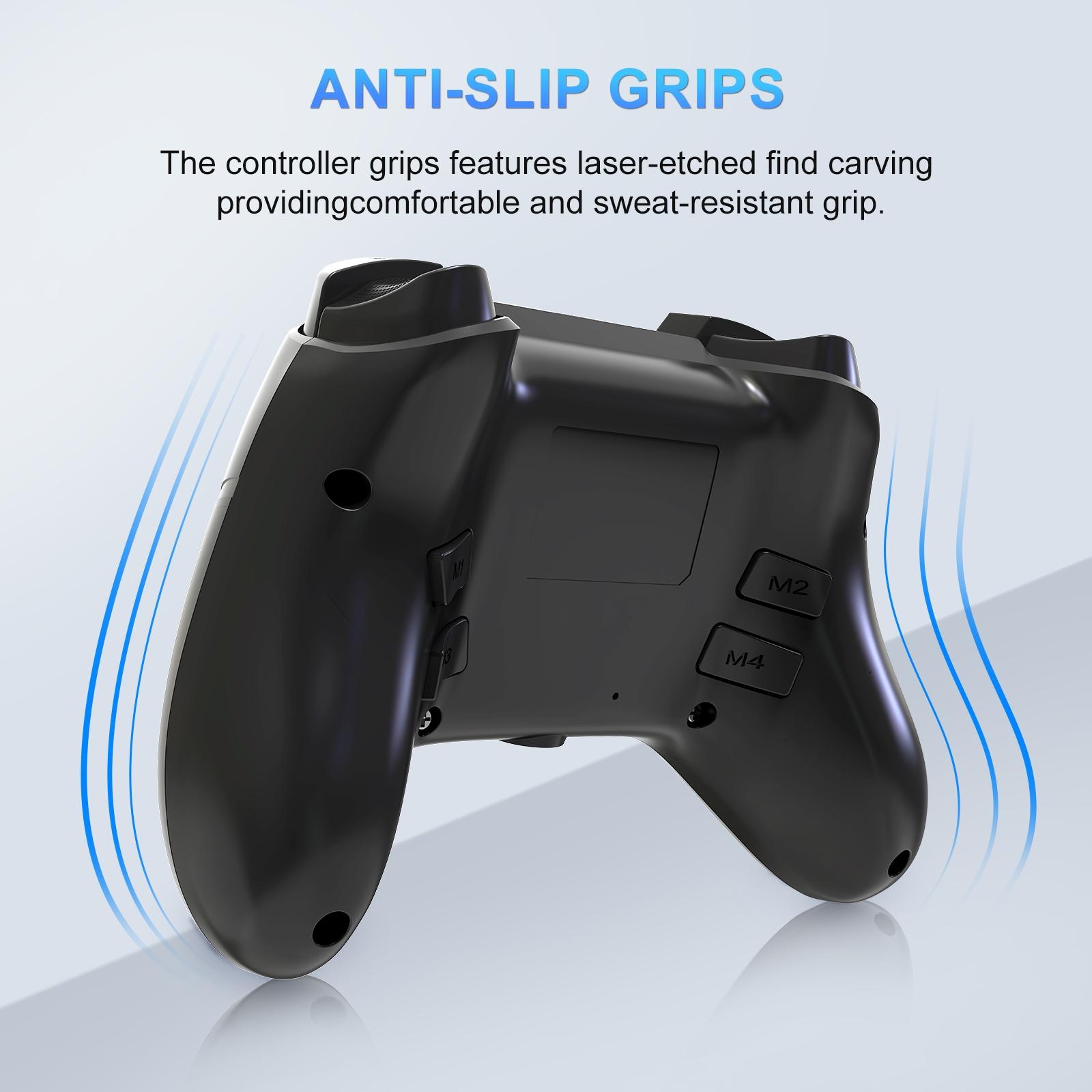 Gaminja P516 Wired Esports Controller for P5/P4/PC, Wide Compatibility Just Plug&Play, Double Motor Vibration Intelligent Simulation Game Trueinternal Feedback, Wired Gaming Controller, Game Console Accessories