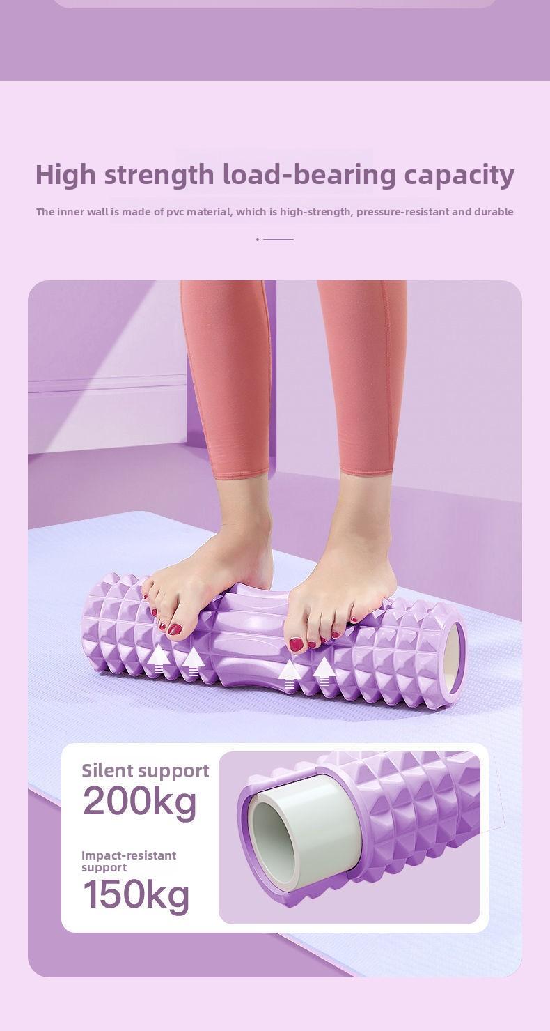 Mini foam roller, yoga column foam roller for muscle stretching and massage, accessories for home gym yoga exercises and Pilates workouts