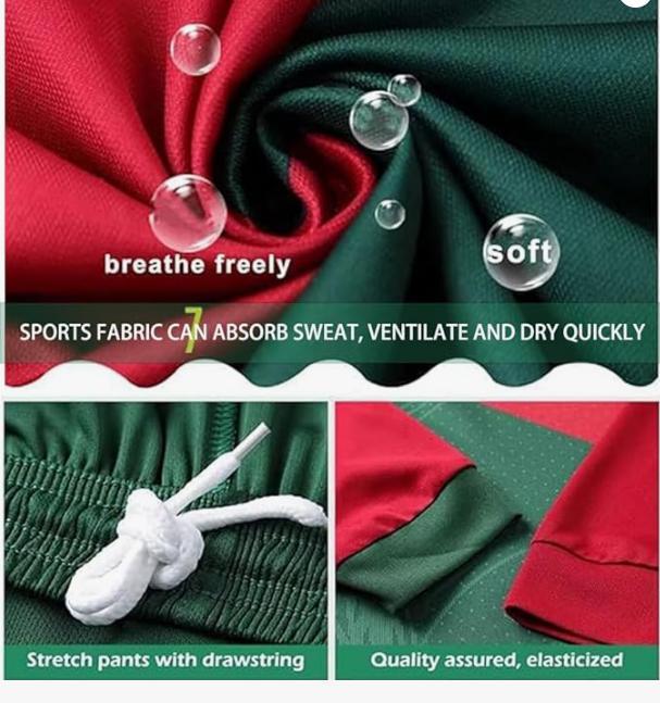 Portugal Soccer Legend #7 Jersey Fan Kids Unisex Jersey/Shorts Youth Sizes For 4-13 Years Trainnng Uniforms for Children