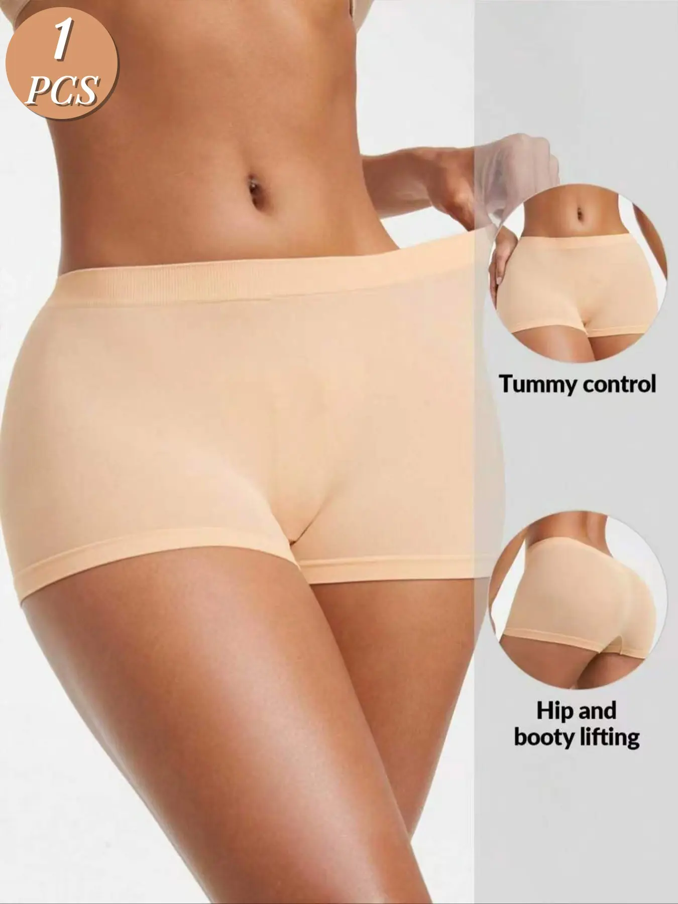 Seamless Safety Shorts, Soft Seamless, High Elasticity & Skin-Friendly, Multiple Colors Available, Anti-Slip & Versatile, Essential Layering Piece for European & American Style Daily Outfits, Womenswear Underwear, Seamless Knicker, Panties