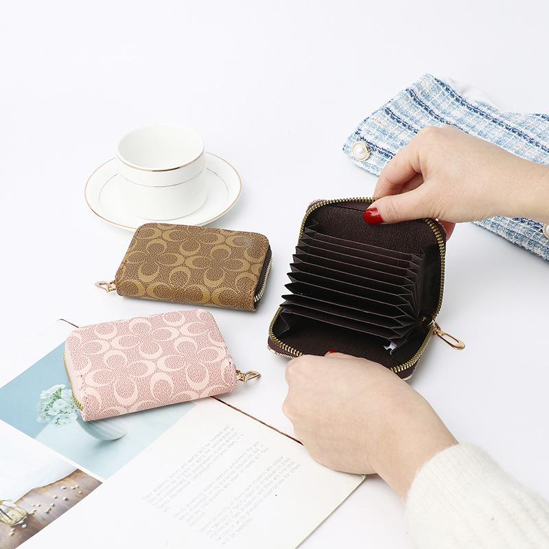 Credit Card Wallet for Women and Men, Secure Zipper Cardholder with Accordion Design, Compact Money Organizer and Business Card Case, Holder for Social Security and Insurance Cards Credit Card Wallet for Women and Men, Secure Zipper Cardholder with Accordion Design, Compact Money Organizer and Business Card Case, Holder for Social Security and Insurance Cards