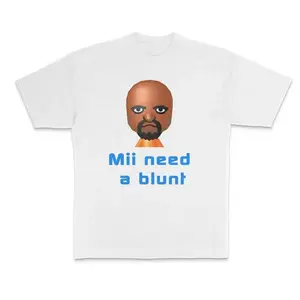 Need Blunt Funny Parody Crewneck T-Shirt for Man's Women, Meme Dank Genz Top Streetwear Shortsleeve Round Neck Tshirt Menswear Underwear