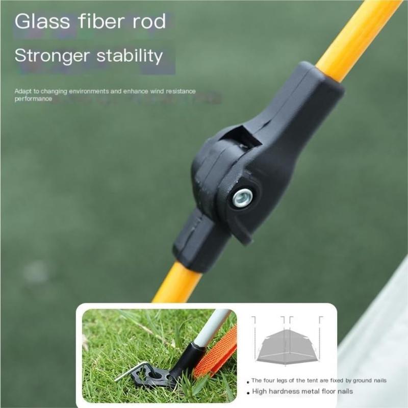 3-4 Person Instant Pop Up Tent - Waterproof Mesh Window 3s Setup for Camping Hiking Backpacking