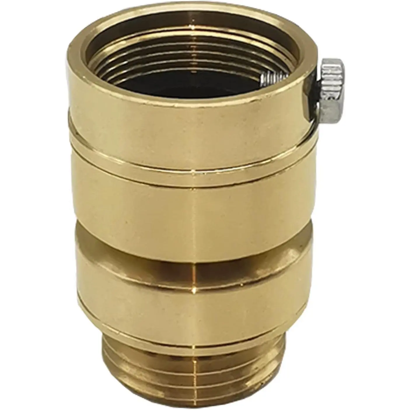 PK1380 59BFP Fine Thread Self-Draining Vacuum Breaker Replacement, Backflow Preventer for Outdoor Hoses, Brass