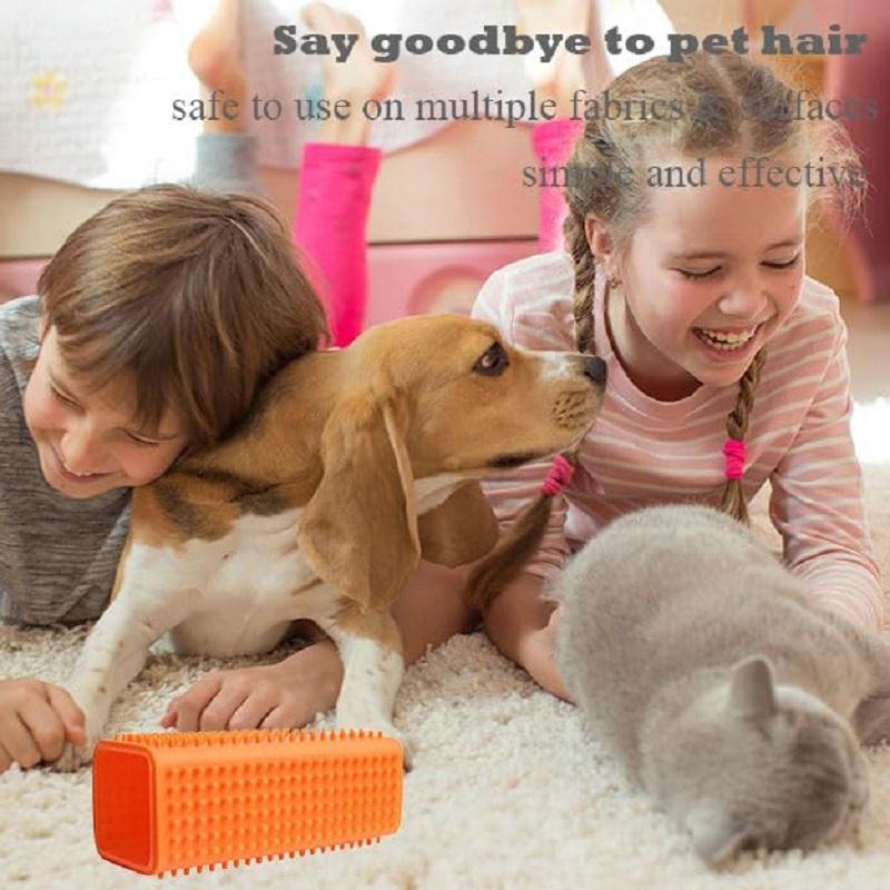 Pet Hair Removal Tool Set, 2 Silicone Rollers for Dogs & Cats, Self-Cleaning Design, Ideal for Sofa Car Carpet Cleaning