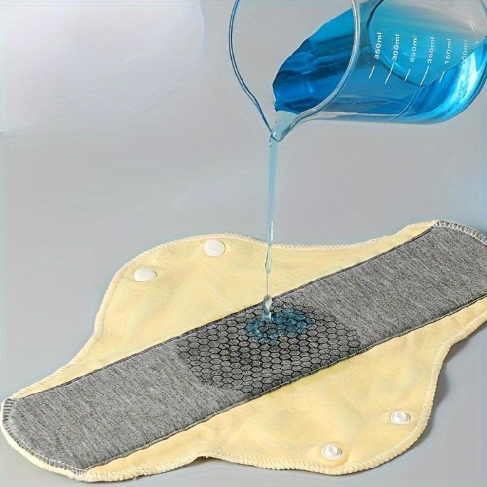 10pcs Leak-Proof & Waterproof Washable Incontinence Pads with Graphene Aseptic Technology for Elderly Care