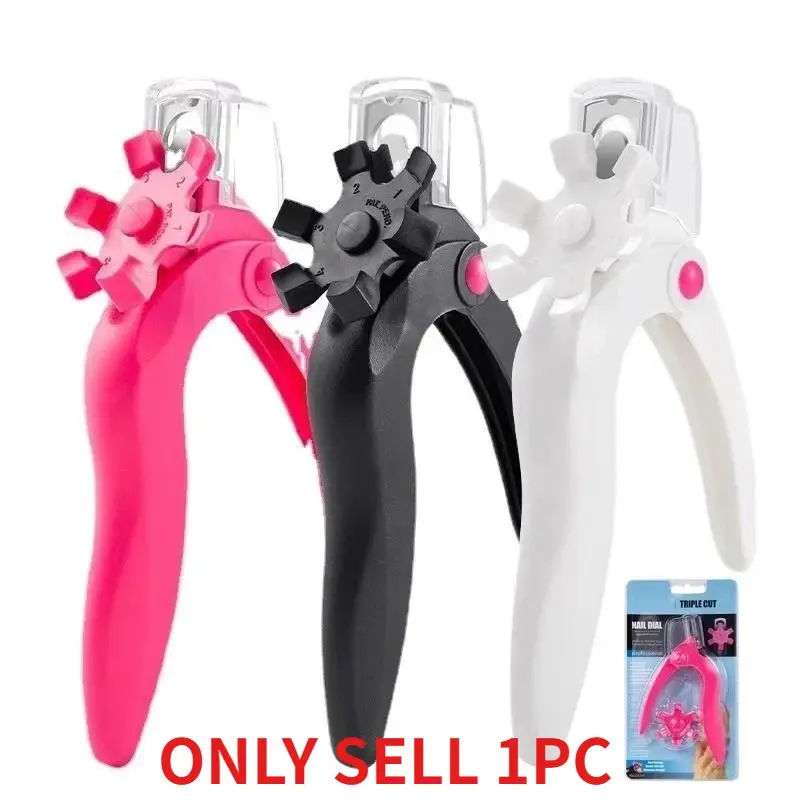 Adjustable Acrylic Nail Clipper Set, Stainless Steel Edge Trimmer Tool, Professional Manicure Pedicure Kit for Beauty & Hair Care, Nail Supplies