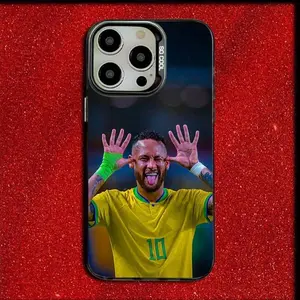 N-Neymar #10 Personalized Football Phone Case for iPhone 17 Air 16 15 14 13 12 11 Pro Max Plus and Samsung S26 S25 S24 S23 S22 Plus Ultra - Matte Black Shockproof Soft Cover, Mobile Tech Accessories for Device Protection