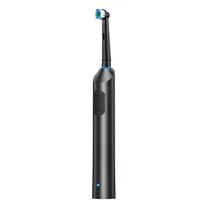 Rotary Electric Toothbrush for Adults, 5 cleaning modes, timed zone reminder, Type-C fast charging, waterproof for home & travel, unisex use.