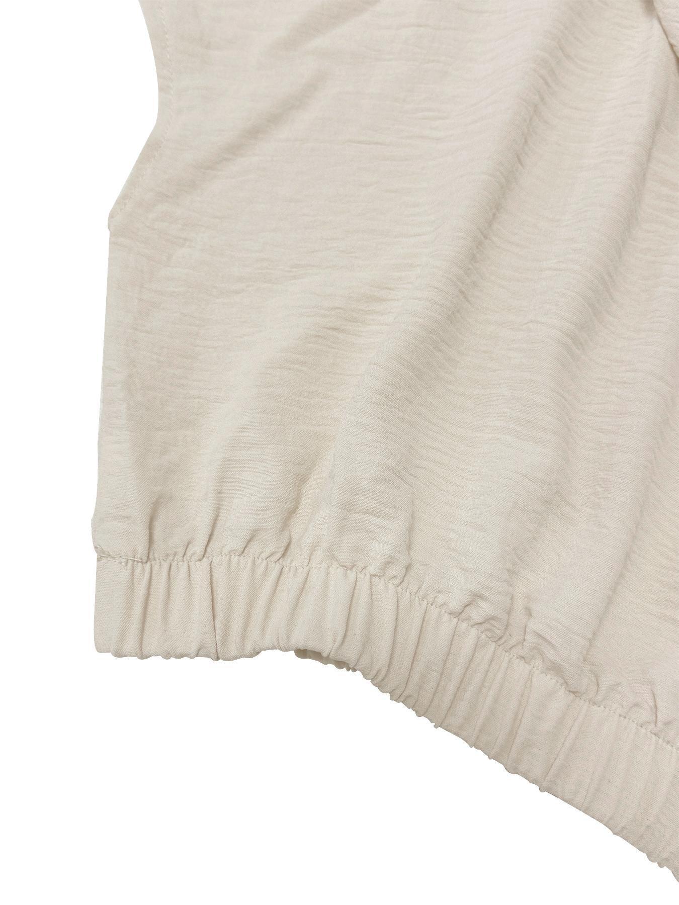 Women's Solid Color Short Top & Wide Leg Pants Two-piece Set, Casual Fashion Cozy Top & Trousers for Daily Outdoor Wear, Ladies Summer Clothes