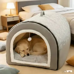 Detachable Pet House, Pet Bed with Handle, Puppy Bed, Kitten Bed, Pet Nest, Indoor Pet Nest, Pet Supplies for Small Medium Large Dogs & Cats