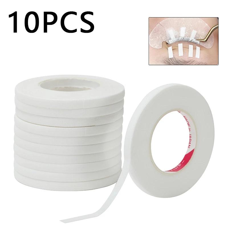10 Pieces Low Allergy 4mm Lash Lift Tape, Breathable Adhesive for Eyelash Extensions & Eye Lift, Essential Beauty Salon Tool