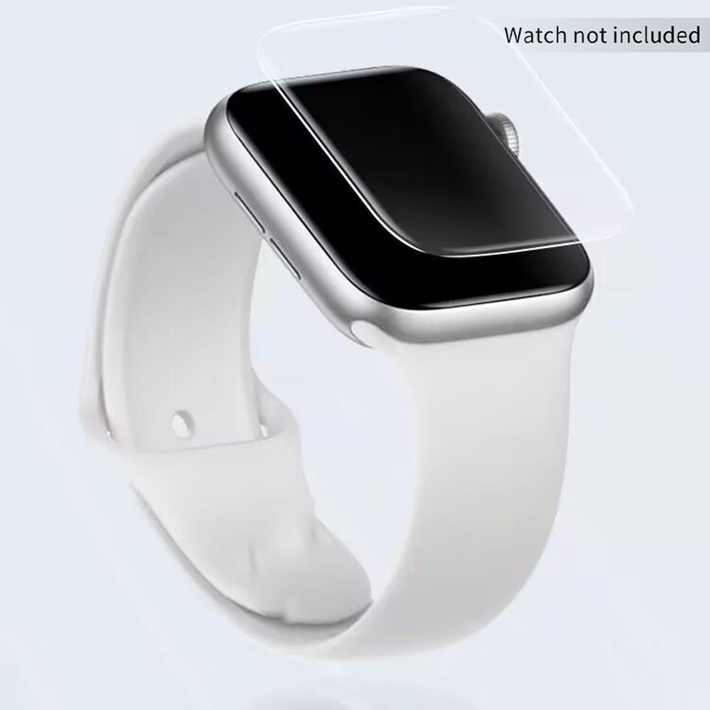 TPU HD Clear Full Hydrogel Film Screen Protector with Fingerprint Reduction, Dustproof Function, Watch Screen Cover For Apple Watch Smart Watch Accessories