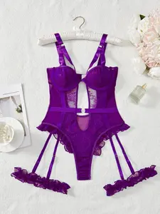 Christmas Sexy Embroidered Lingerie Set, High-Quality Comfortable Transparent Bra, Slim-Fit Adjustable Straps, All Seasons Wear, Lace Lingerie Set cool girl outfits clothes haul altgirl