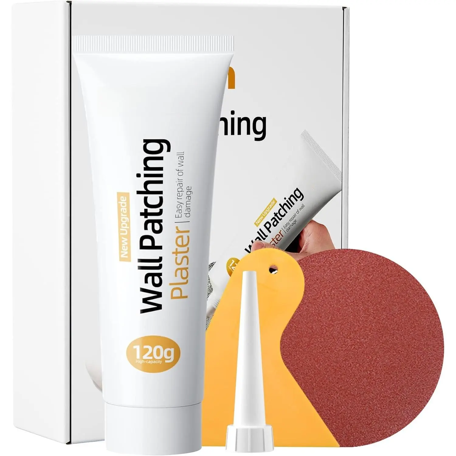 Drywall Repair Kit Hole Repair Patch Kits Wall Spackle Repair Paste Wall Mending Agent Quick Fix Solution for  Wall, White Repair Putty Plaster Dent &  Scratch Repair