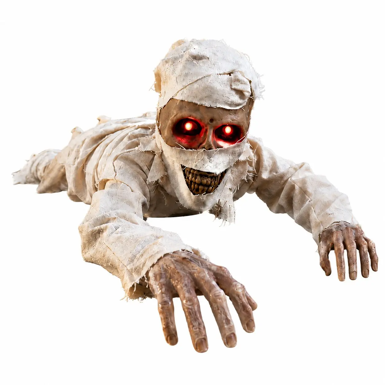Zombie Halloween Decoration, Halloween Decorations Outdoor Light-Up Zombie Groundbreaker with Creepy Sound and Flashing Eyes for Halloween Outside Decor, Lawn, Yard, Patio, Graveyard Decoration, Outside Lawn Haunted House Prop