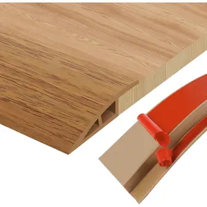 39" Self Adhesive Floor Transition Strip Door Threshold Reducer Trim Suitable for Edges, Doorways, Tiles and Carpet