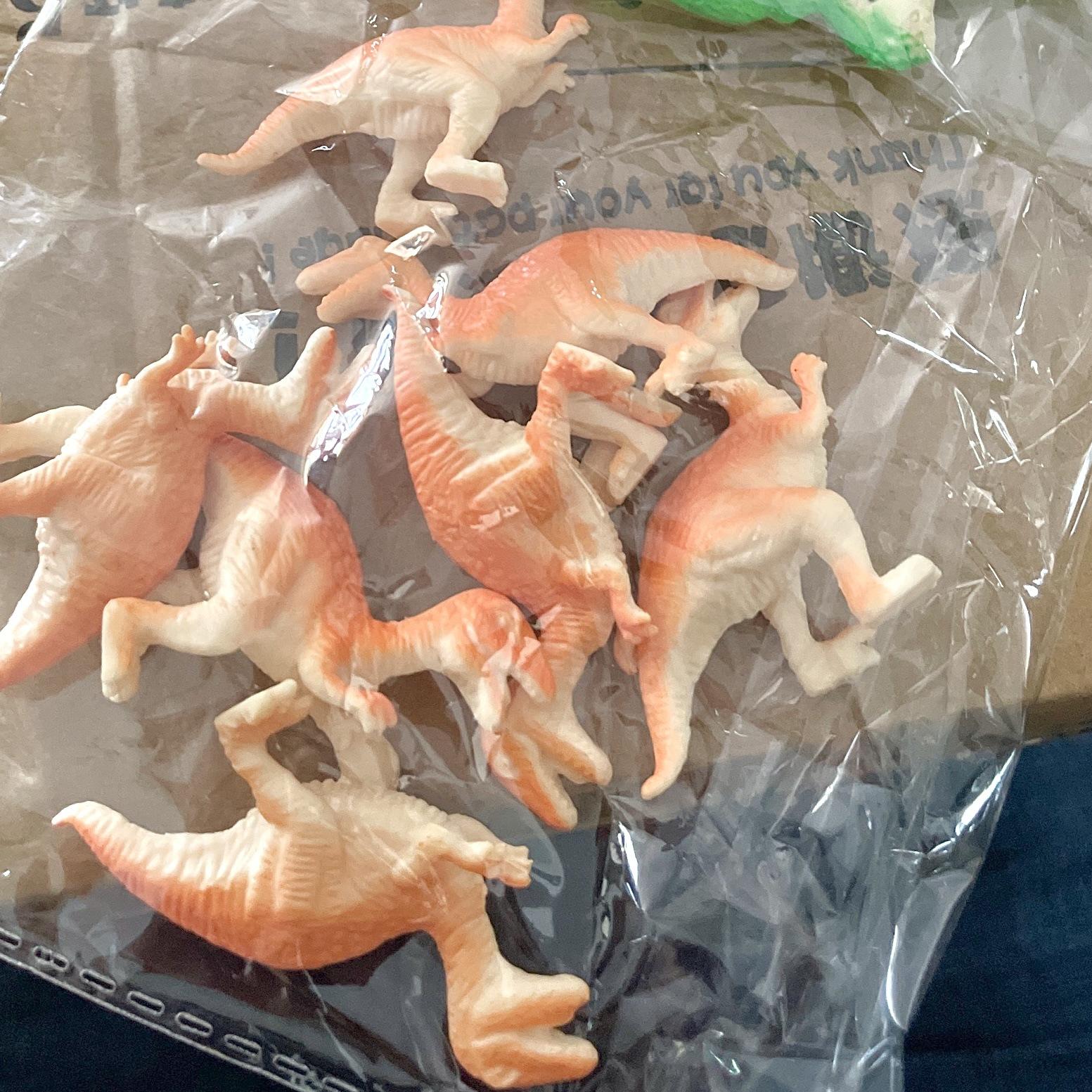 12pcs Mini Dinosaur Figures Set Realistic Dinosaur Toys for Birthday Party Gifts Cake Toppers