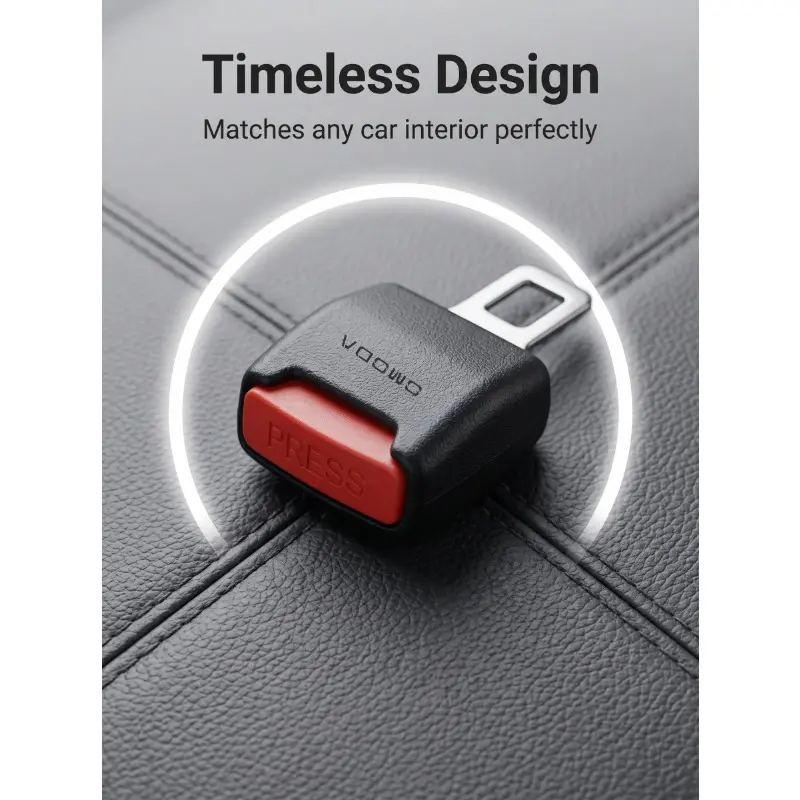 Car Seat Belt Clip Extender Buckle Plug Modern Tech Carbon Fiber Safety Belt Lock Extender Universal Fit Connector for Omoda 5 C5 E5 S5 GT Jaecoo J7 J8 Fashion Vehicle Accessories