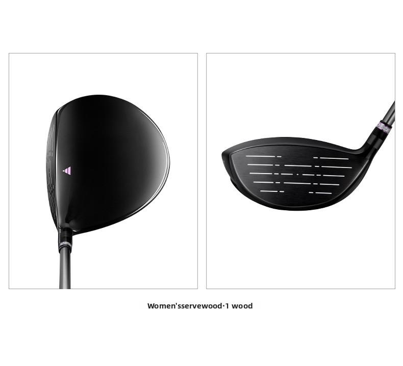 Women's Golf Clubs: Titanium Driver (No.1) and Fairway Woods (No.3 & 5) - Carbon Shafts, High-COR Design