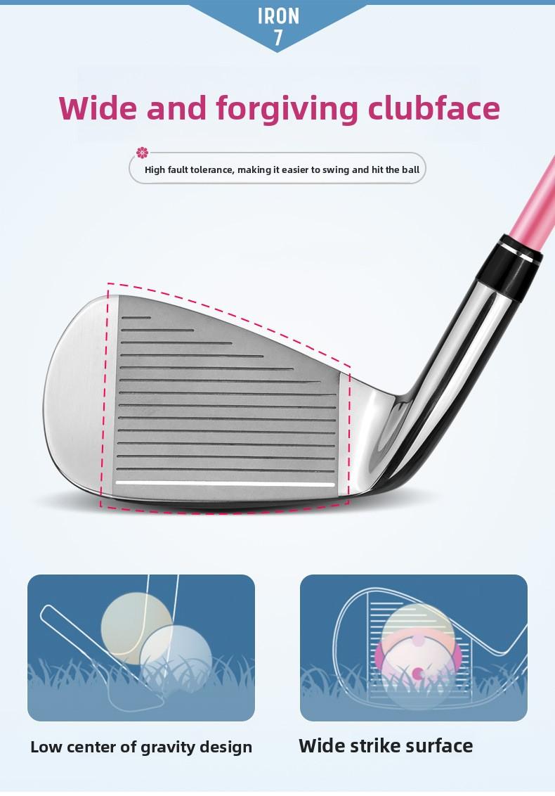 PGM Women's Golf Club – 7-Iron (Stainless Steel) – Right-Handed Practice Club