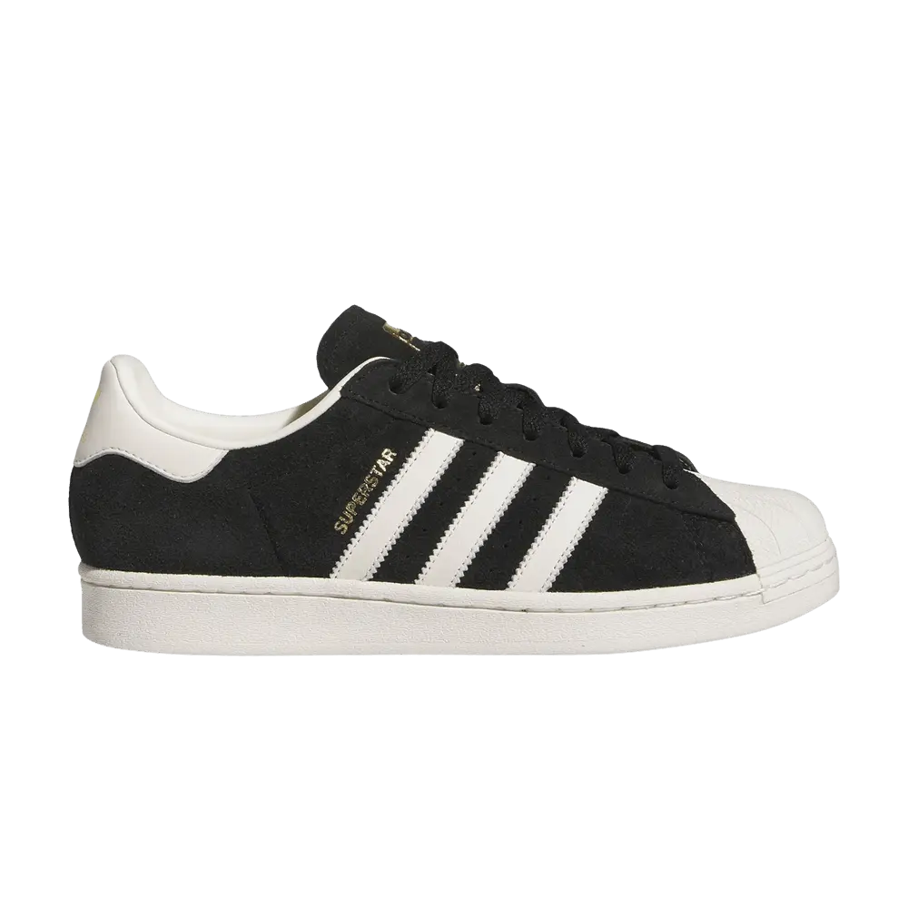Foot Locker x adidas Superstar '50th Anniversary' (Unisex) Core Black/Off White/Gold Metallic sneakers JH9159