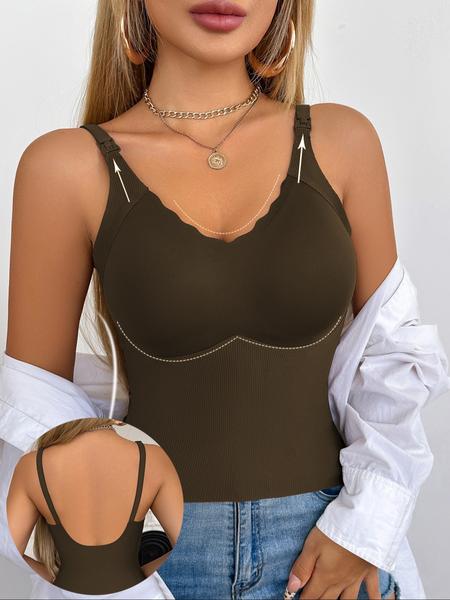 Lace Trim Nursing Bra for Comfort and Style, Soft Fabric for All-Day Wear, Essential Maternity Underwear, Maternity Clothes, Pregnancy Maternity Bra