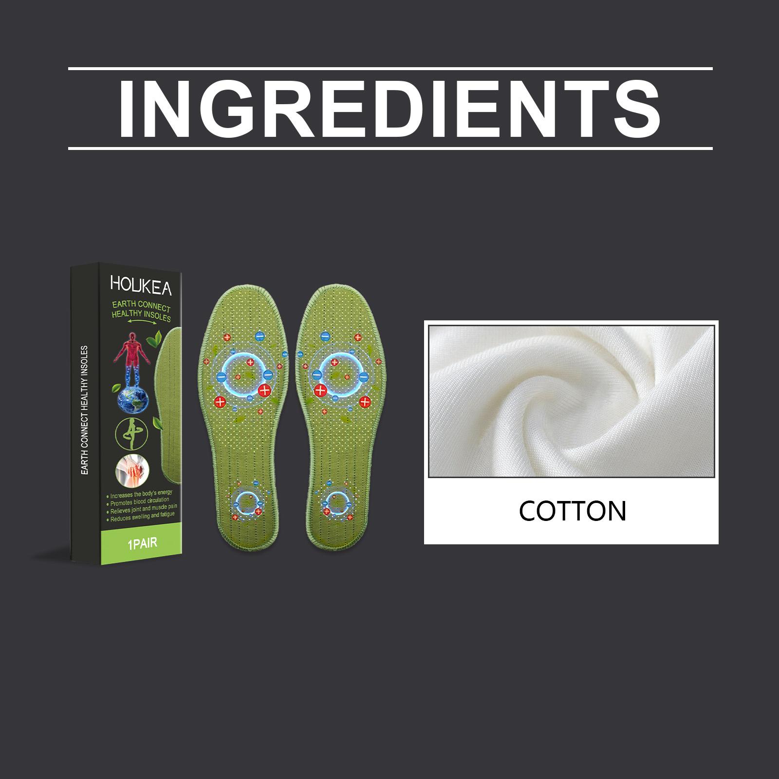 [Mother's Day Gifts]Houkea Soft Elastic Comfort Insoles for Outdoor Sports & Running, Foot Care Cushions for Pressure Relief