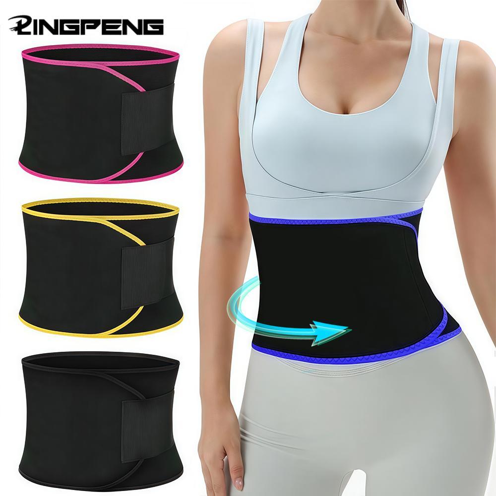 Sports Waist Trainer for Women, Waist Trimmer Cincher, 1 Count Adjustable Velcro Waist Trimmers, Fitness Accessories for Home Gym Workout, Waist Trimmer Belt