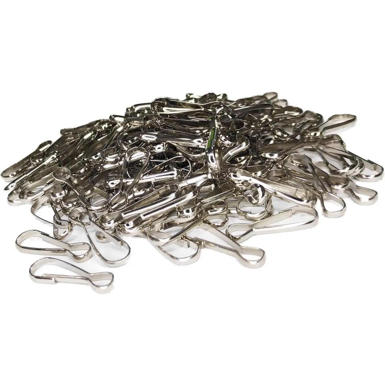 50 count  Lanyard Clips, Lanyard Hooks,1.26 in  Clasps Hooks Closures Snap Hooks Small for Crafts Lanyards Metal Key Chain Ring Making   Clips