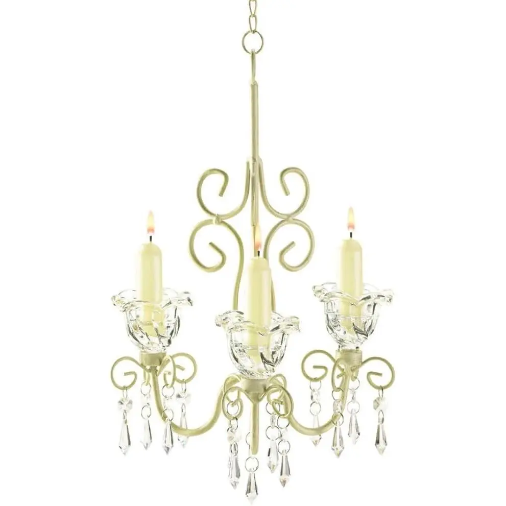 Koehler Indoor Home Decorative Shabby Chic Scroll Candelier