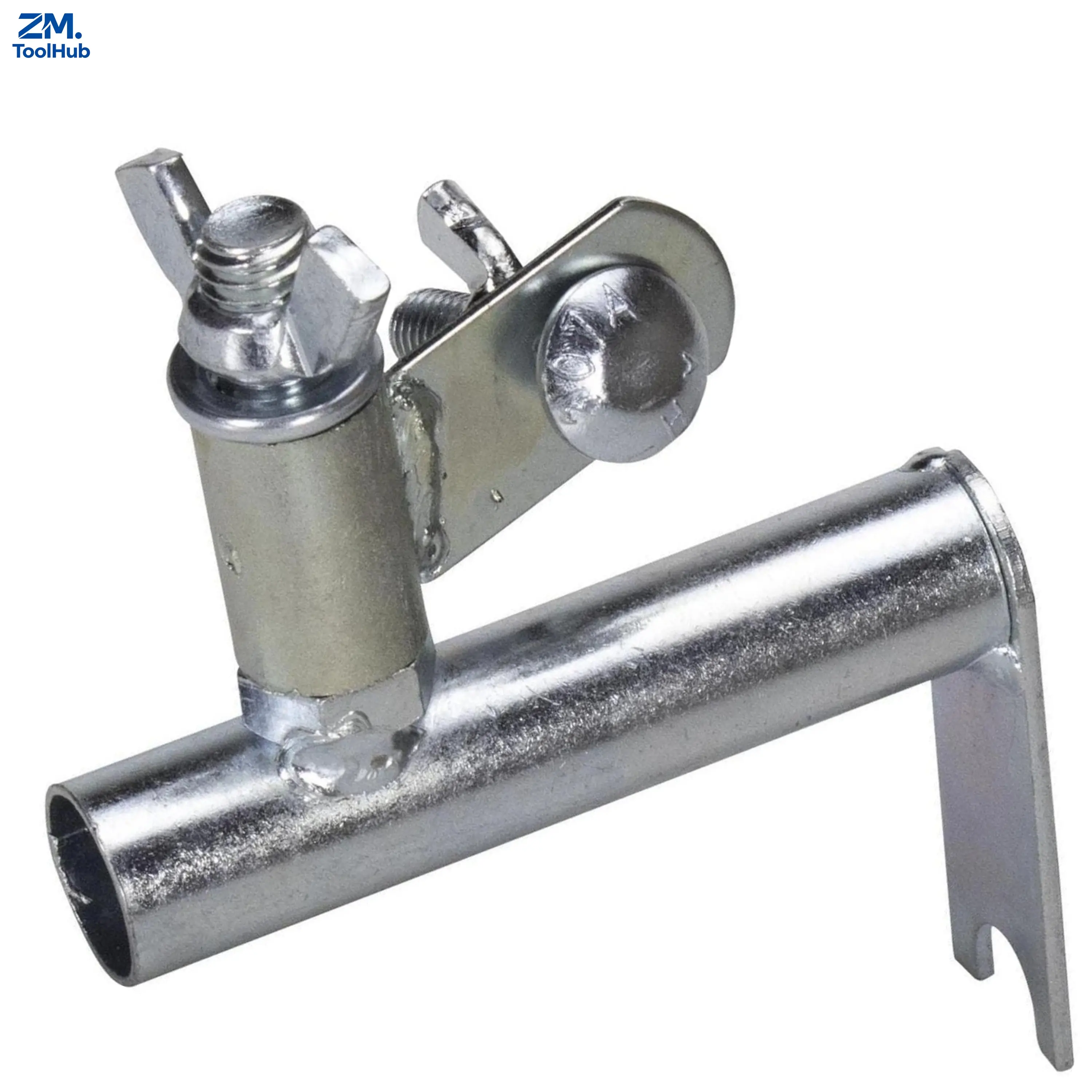4826 1PCS Heavy Duty Funny Trowel Handle Adapter All-Angle Swivel Bracket Style, Turns Concrete Finishing Trowel into Fresno Multi Purpose Construction Concrete Tool