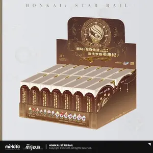 Honkai Star Rail Omphalos Hero Chronicle Stackable Figures Vol.1 Blind Box, Kawaii Anime Collectible Gift