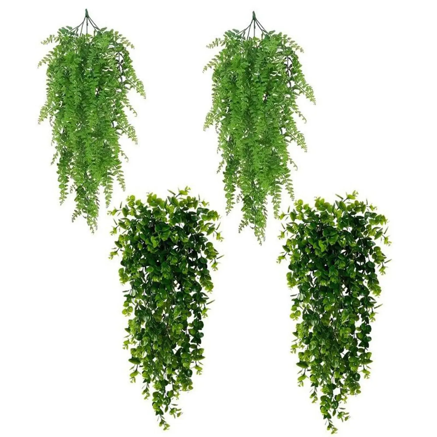 New 8-piece realistic spider plant fern plants. These realistic spider plant plants are suitable for home, office, and porch - made of PVC, no need to water, suitable for all seasons, decorative artificial plants