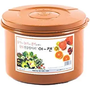 Kimchi Sauerkraut Container Probiotic Fermentation with Inner Vacuum Lid Round (0.8 gal/ 3L)