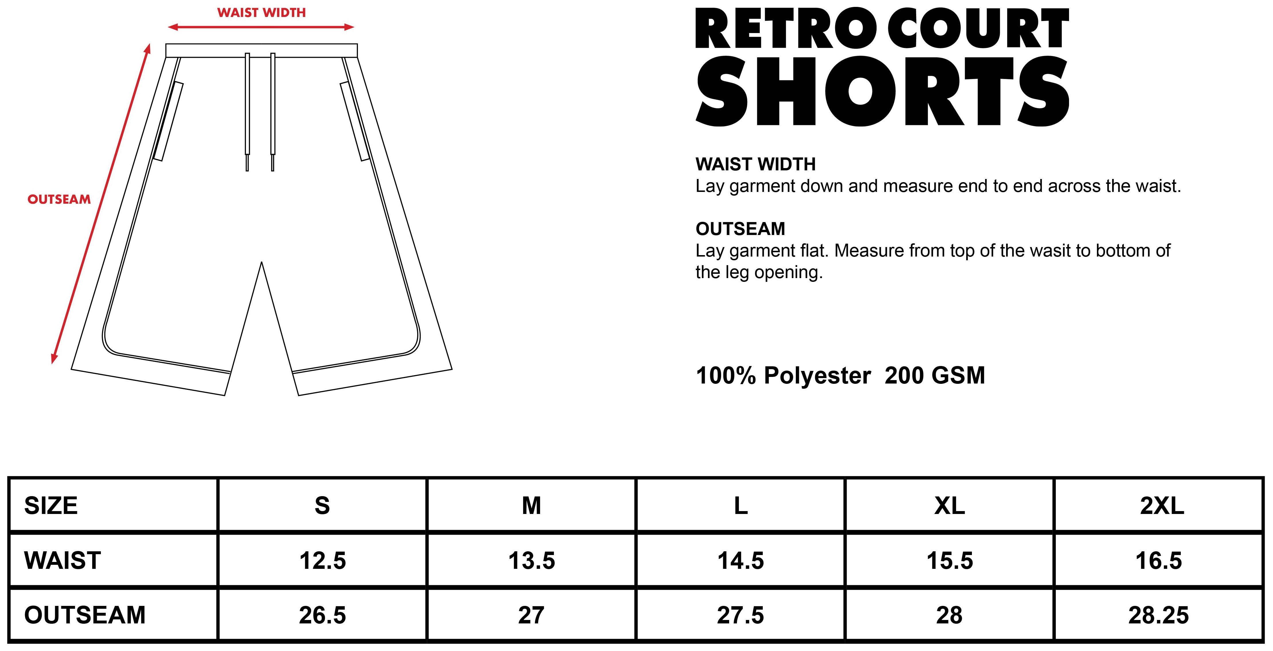 Retro Court Shorts