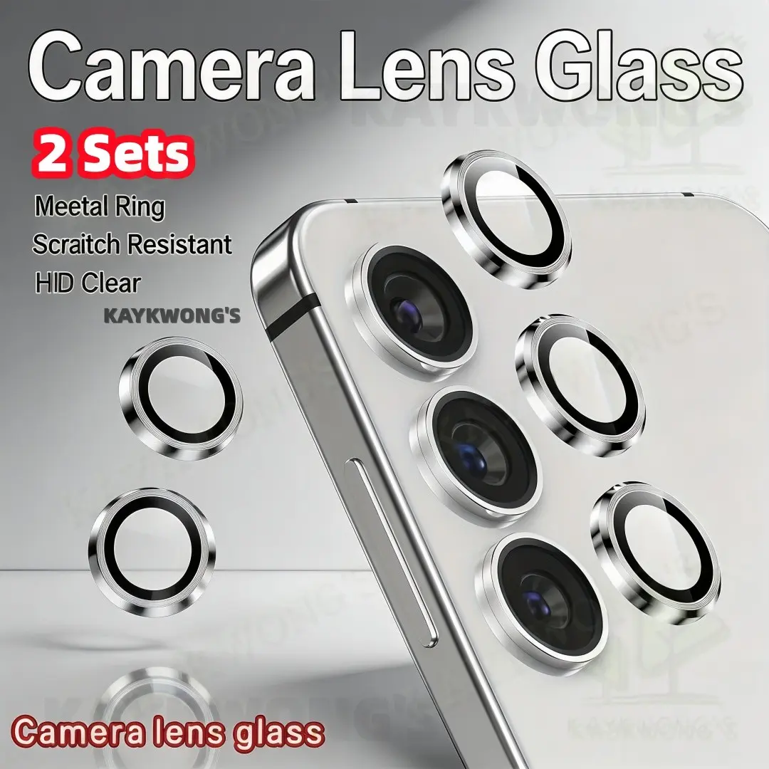 KAYKWONG'S For Samsung Galaxy A55 A54 A16 A15 A35 5g S23 Fe S24fe S23+ S24+ S25 S25+ Camera Lens Protector Film, 2-Pack, Tempered Glass Back Cover, Mobile Phone Accessories