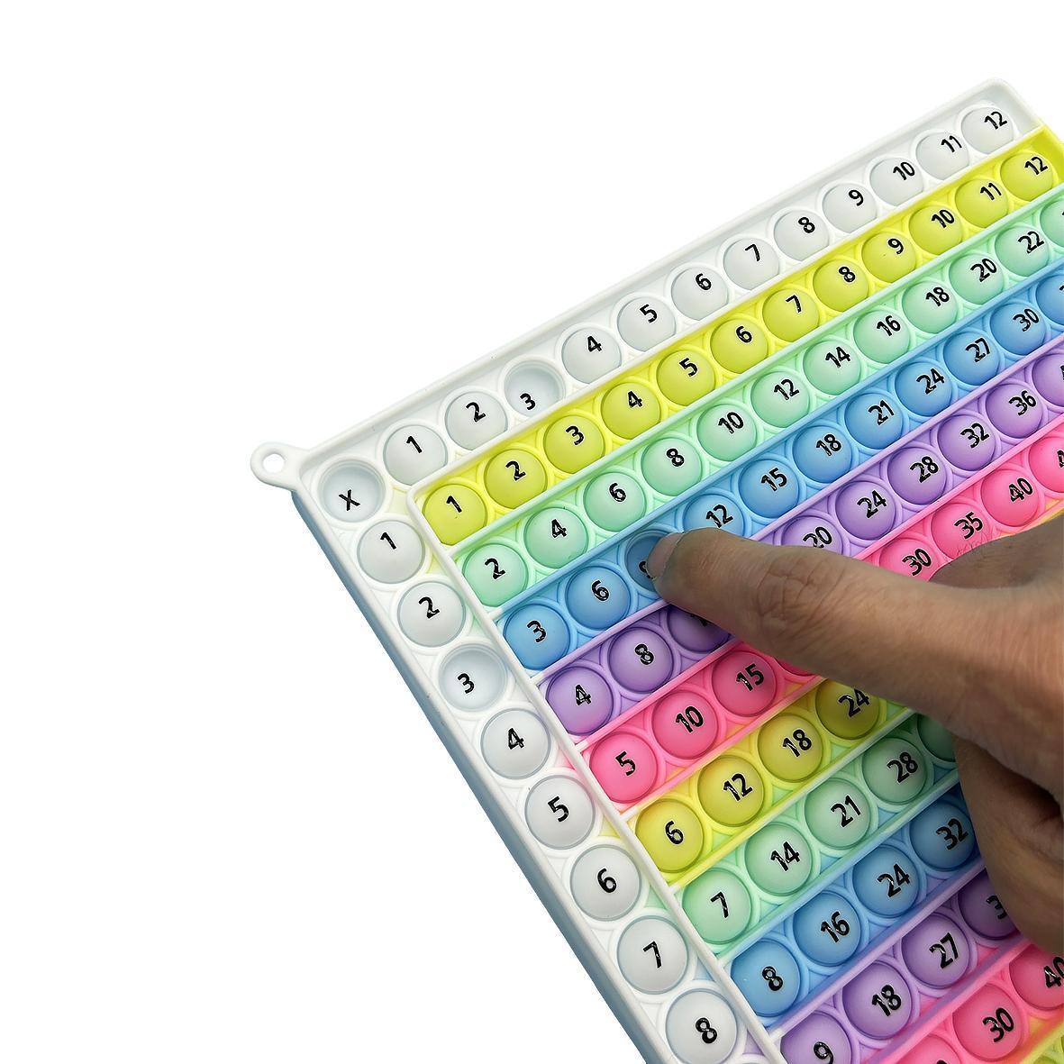 Multiplication Practice Math Game, 12x12 Times Table Learning Activity Board Game, Mathematics Teaching Toy, Math Learning Tools, Table Math Games #GLOBAL PICKS