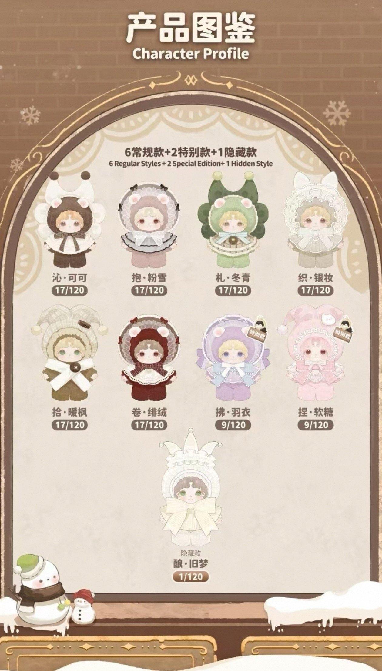 1348. Mijuan Fluffy Sweet Dream Series Plush Blind Box